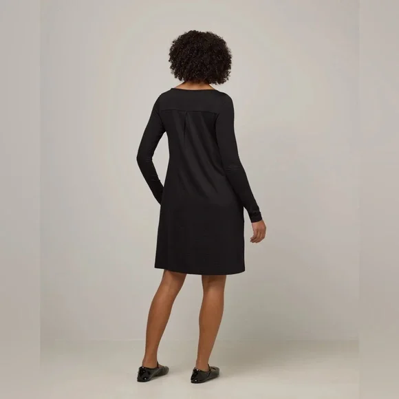 Wool& Rowena swing dress in black - Picture 2 of 7